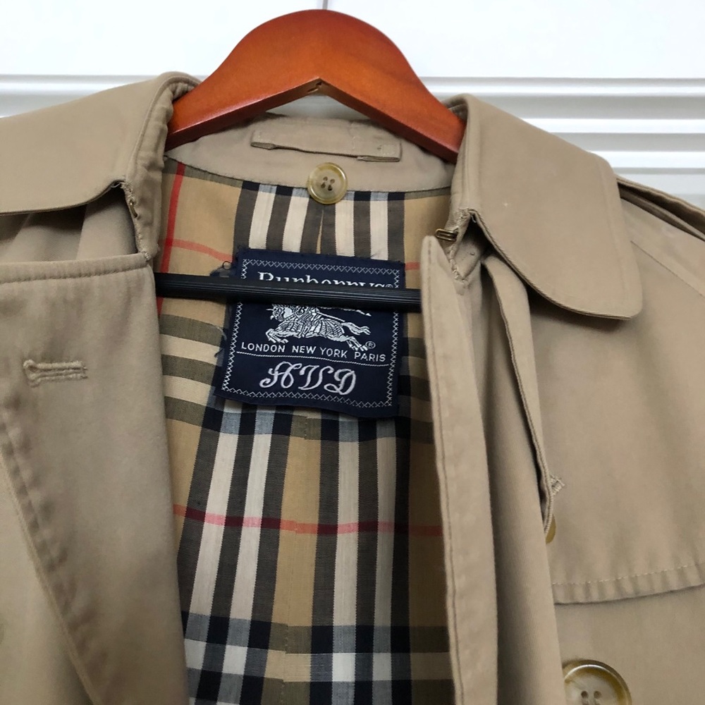 Classic women’s Burberry trenchcoat